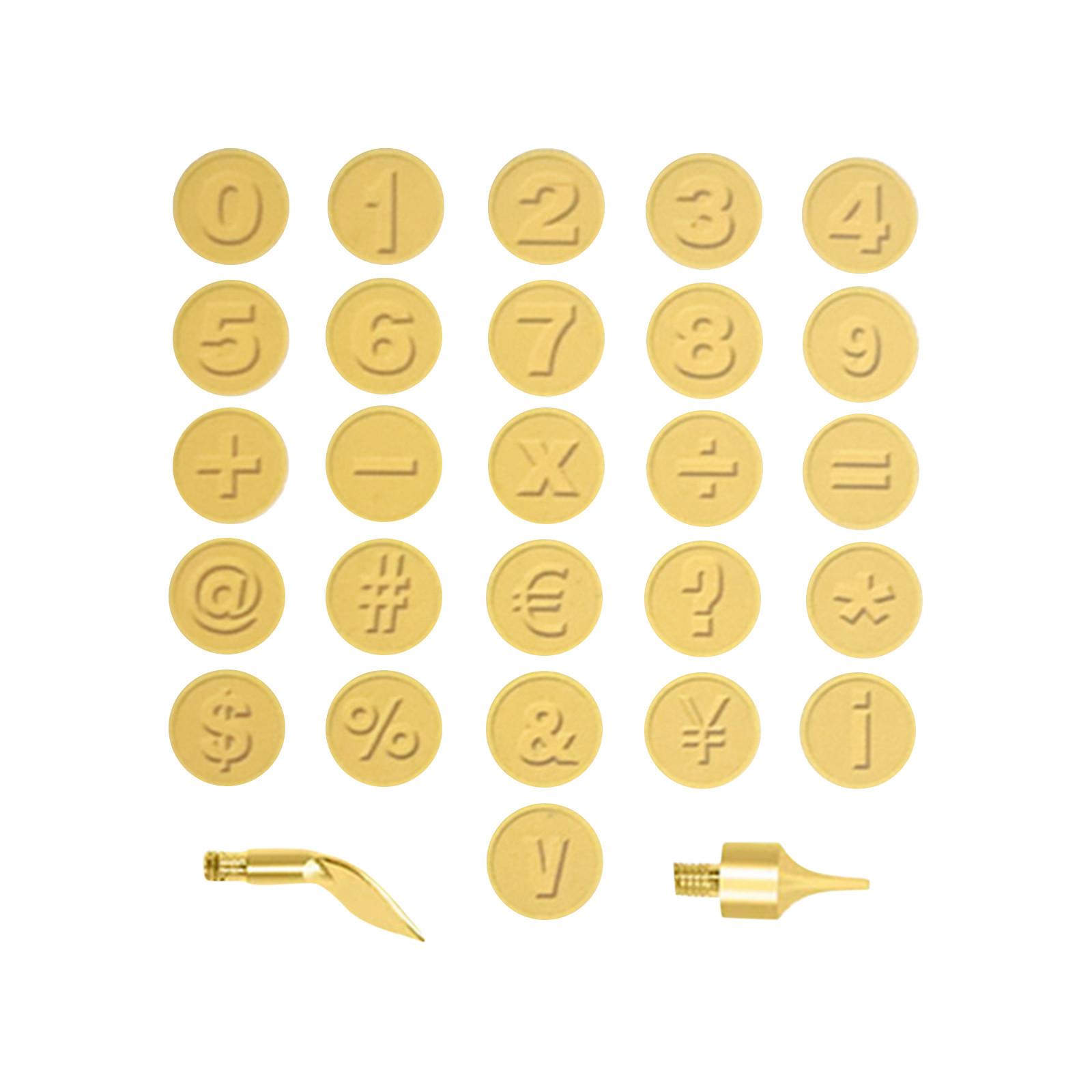 

Набор для выжигания по дереву / резьбы по дереву из 28 предметов, паяльник с буквами, DIY-инструменты, шаблон алфавита и цифры для тиснения и резьбы по дереву