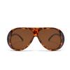 Stylish Oversized Sunglasses for Women, European and American Retro Style, Slimming, UV Protection, Strong Light Protection for Men.