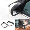 For Ford Escape Kuga 2013-2019 Carbon Fiber Side Mirror Rain Eyebrow Cover Trim