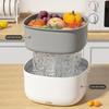 With Handle Ultrasonic Fruit Washing Machine Durable Electric Food Purifier  Fruit Cleaning