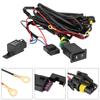 Fog Light Switch Wiring Kit 40A Car LED Fog Light On/Off Switch Wiring Harness Fuse Relay Kit