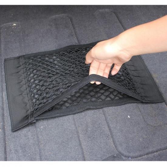 Vehicle Isolation Storage Net Bag Trunk Organizer Car Seat Back Pouch