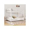 140*200 Lits d'enfant, Lits superposés, Lits en fer, Lits superposés en fer de forme classique, Blanc