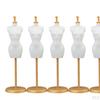 5Pcs Doll Clothes Dress Form Mannequin Mini Holder Stand Support 27.5cm