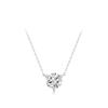S925 Sterling Silver Moissanite Pendant - "Mermaid's Tear" Luxurious Simple Necklace