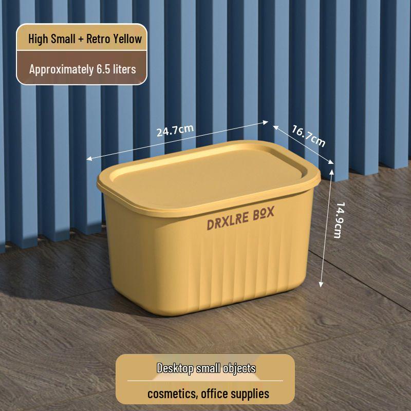 Velký domácí úložný box na hračky a oblečení s víkem