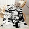 Brazilian Football Legend Blanket Soft & Cozy Perfect for Livingroom Chair Sofa Four Seasons Multipurpose Modern