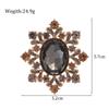Retro Leaf Pearl Brooch Pin With Embedded Diamonds Elegant Fashionable Jewelry Accessory Pin Brooch