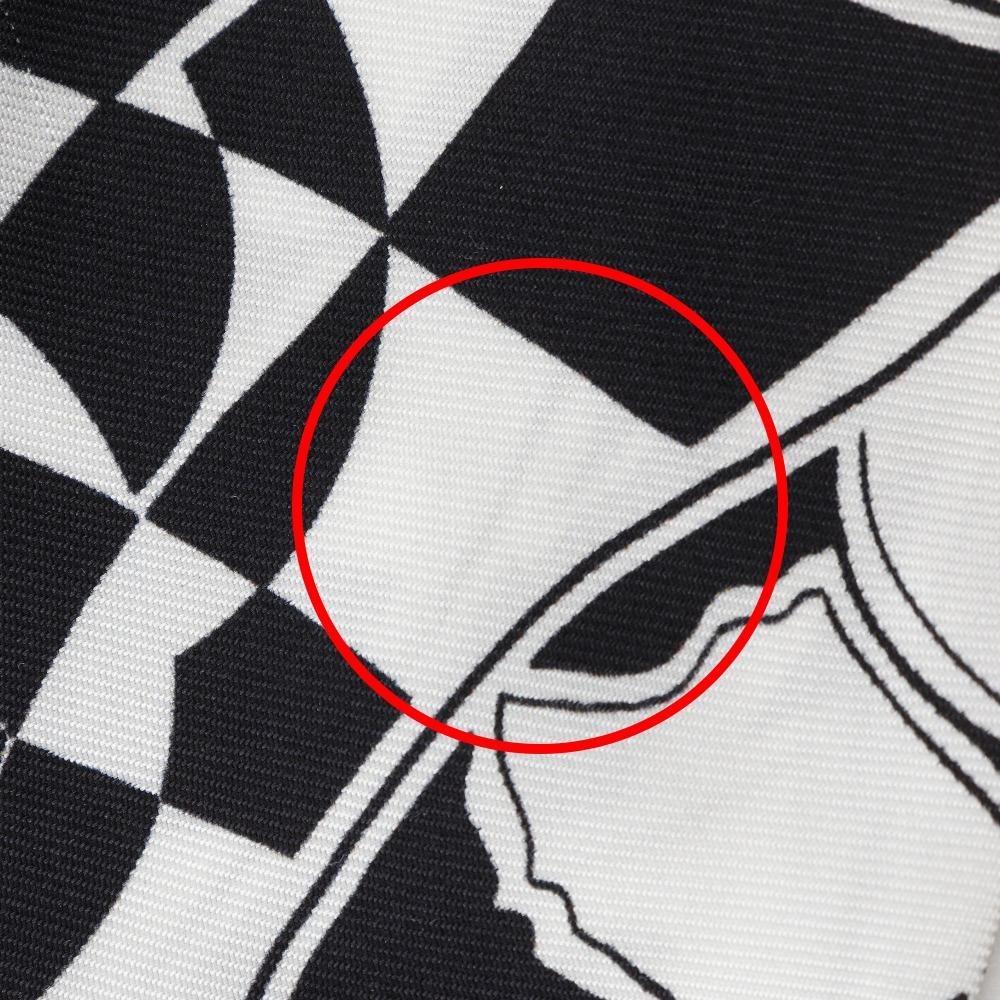 CHANEL Shush Other accessories COCO Mark logo ribbon Black / white silk Women Used