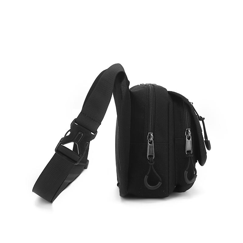 Men's Waist Bag Multifunctional Outdoor Shoulder Bag Cycling Crossbody Bag Water-Repellent Chest Bag