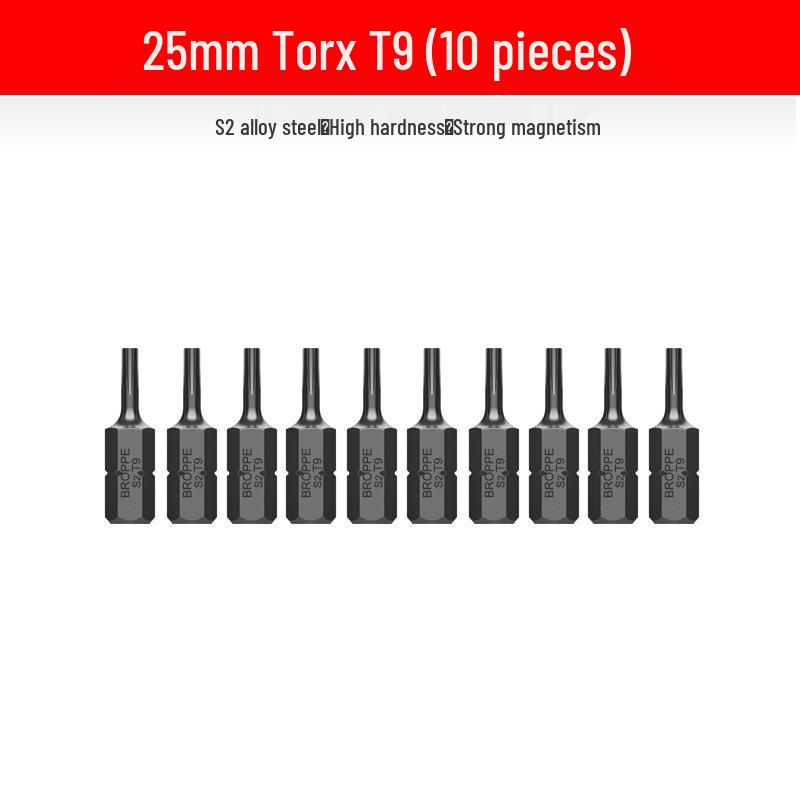 Compact Electric Screwdriver Bit Set: Phillips, Slotted, Torx, Hex, Strong Magnetic Power Drill, S2 Magnetic Bits.