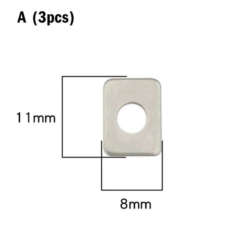 3Pcs Plate Valve Plate Air Tools Pump Head Gasket Silent Metal Oil Free Air Compressor Cylinder Head Valve Plate Iron Sheet