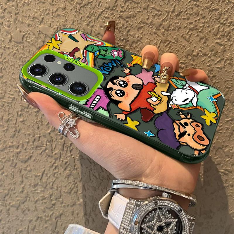 

C-Crayon Shin-chans Case for Samsung Galaxy A36 A35 A34 A32 A30 A26 A25 A24 A23 A22 5G 4G A20 A16 A15 A14 A13 A12 Acrylic Cover Galaxy Note 20
