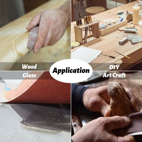 SPEEDWOX #180 Grit Sandpaper Set for Plastic Models, Sandpaper Set with Polishing Pads, Woodworking Sandpaper, Woodworking Sander, Sanding Paper, Wood