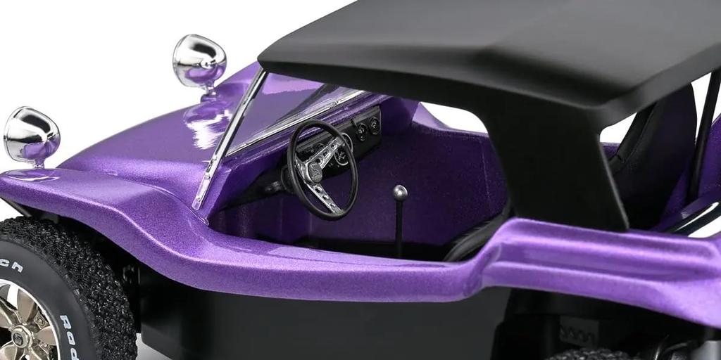 Kyosho Solido Meyers Manx Buggy with Soft Roof Finished Product S1802706 1/18 (Purple)