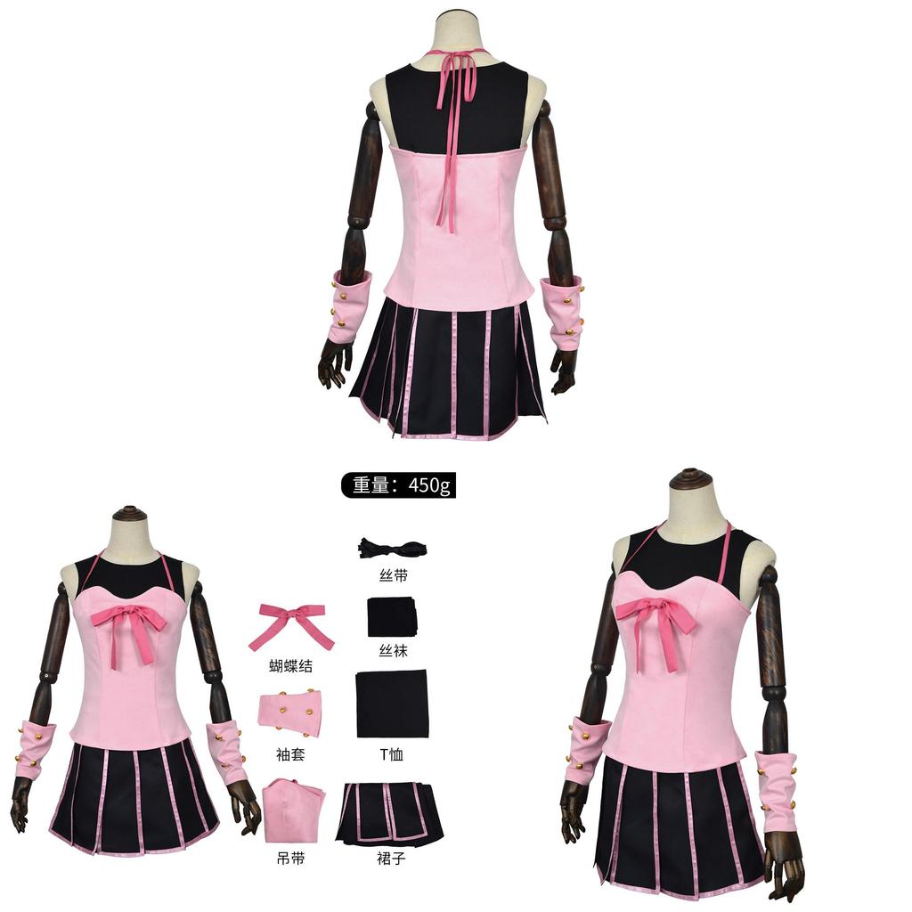 Jojos Bizarre Adventure Lucy Steel Cosplay Dress With Polyester Fabric For Anime Role Play Fans