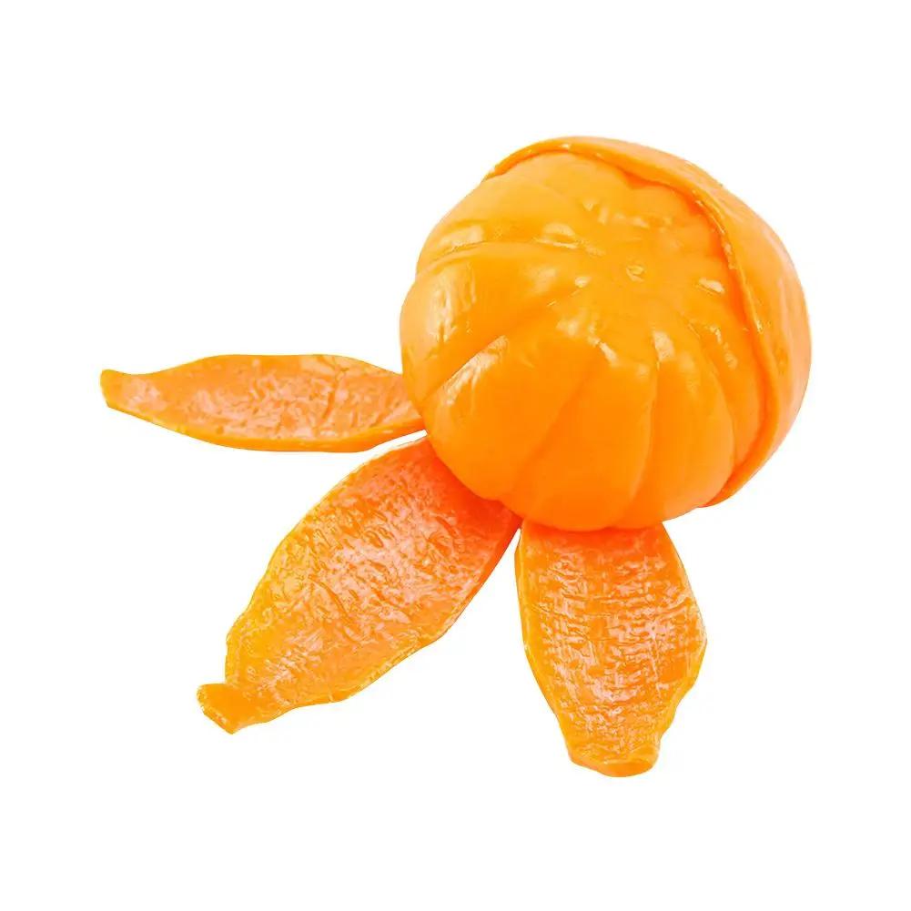 Realistic Peelable Fruit Toy Orange Banana Corn Stress Relief Toy Funny Antistress Fidget Sensory Toy For Kids E7l7