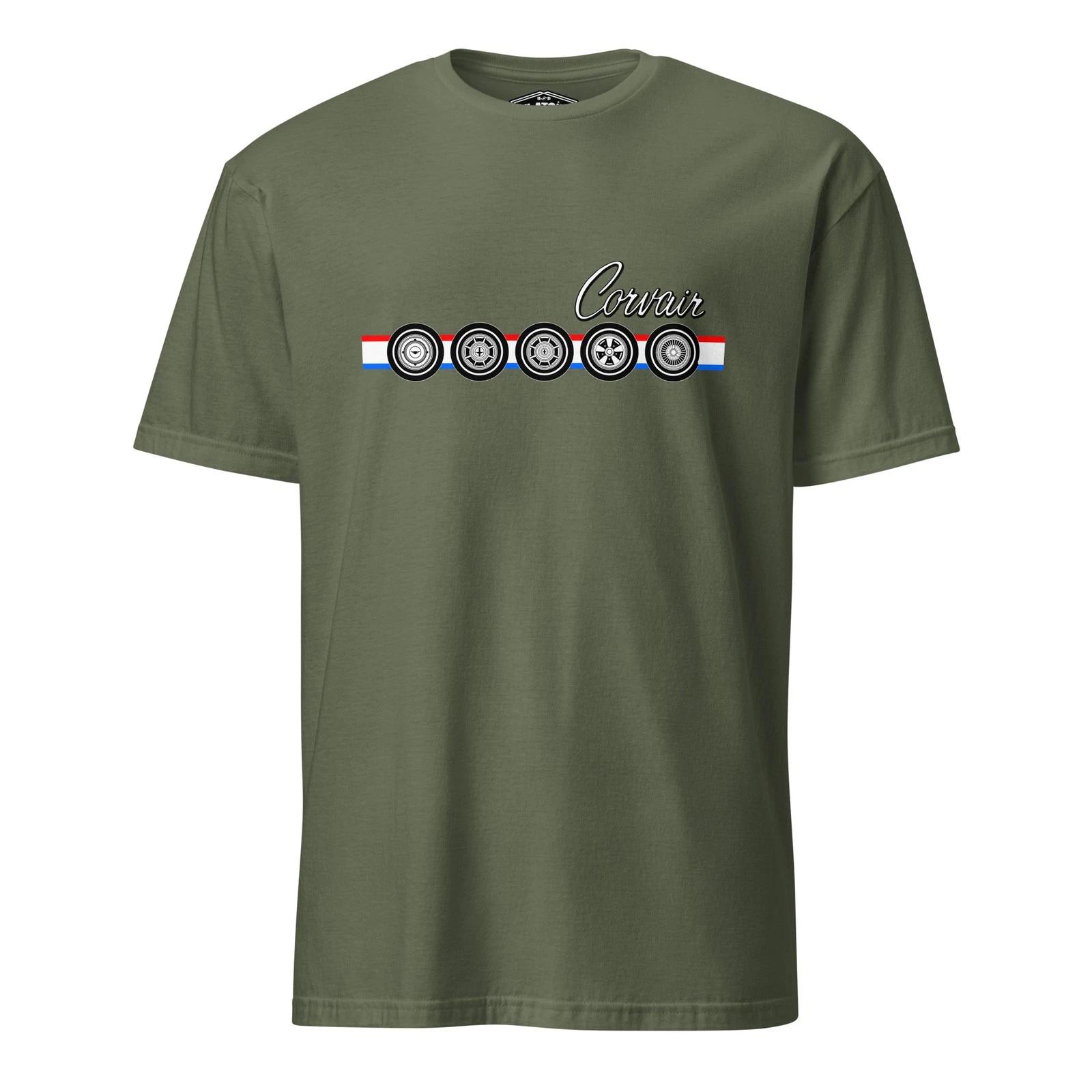Corvair hubcaps Short-Sleeve Unisex T-Shirt S