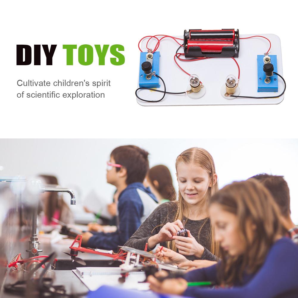 Educational Electric Circuit Modle Toys for Children Physics Science Experiment Technology DIY Kits for Kids Gifts