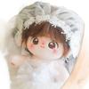 Wedding Dress Cotton Doll Outfit Dress White Gauze Skirt 20cm Doll Flower Dress  Pretend Play Toys