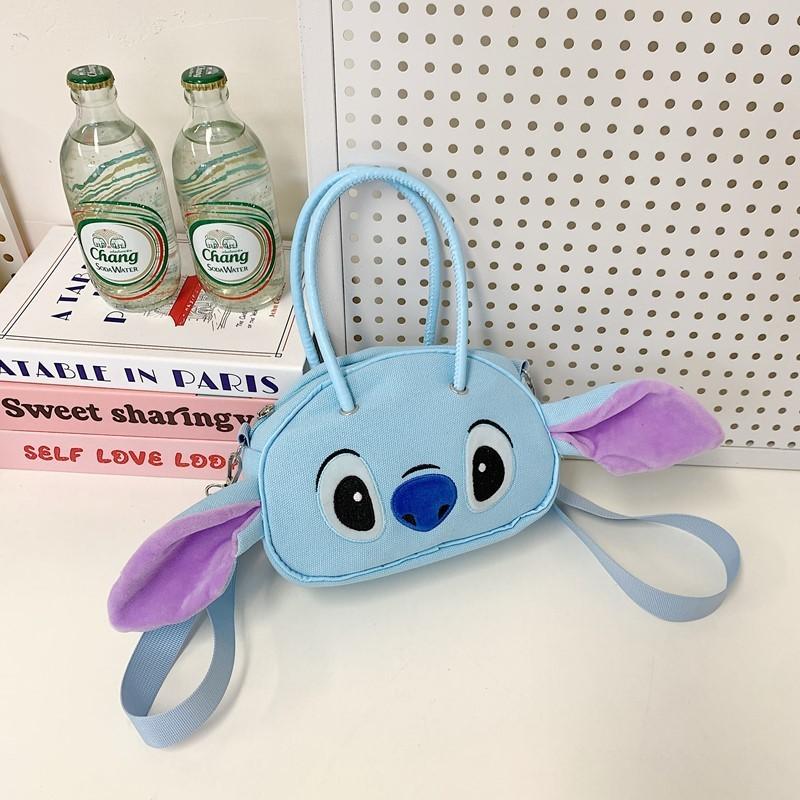 Stitch Angel Cute Plush Backpack With Cartoon Design For Daily Use Style22