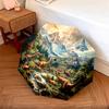 1 PC Automatic Folding Umbrella - Dinosaur Landscape Pattern, Portable & Foldable Design with 8 Ribs, Christmas Birthday Gifts
