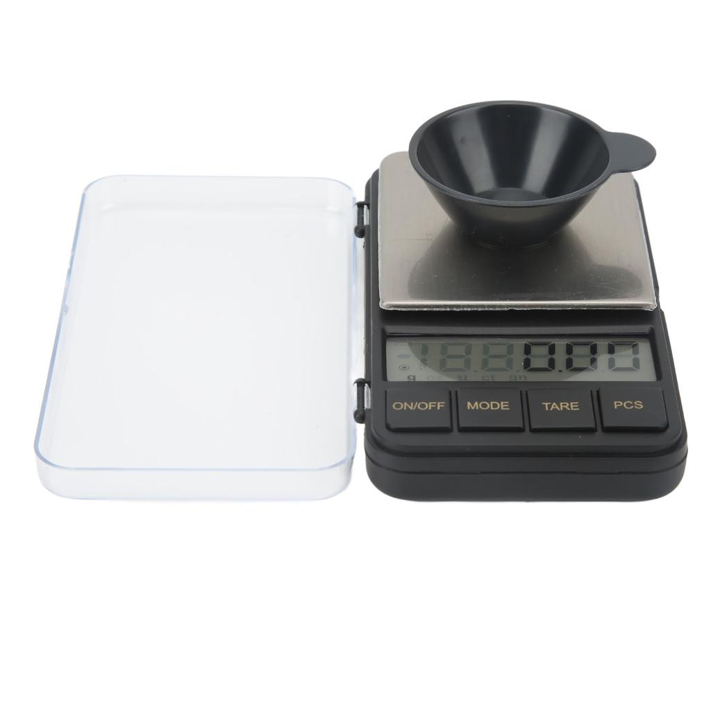 Digital Electronic Scale 200g Load LCD Blue Screen Backlight 0.01g Display Portable Jewelry Scale Pocket Scale with Tray