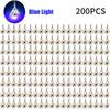 10-200pcs Mini Fishing Lure Light LED Deep Drop Underwater Eye Shape Squid Fish Bait Luminous Lure for Attracting Fish