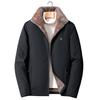 Men 'S Jackets Plus Fleece Cotton Windproof Stand -Collar Warm Jacket