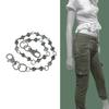 Fashionable Sturdy Alloy Punk Chain Featuring Powerful Designs Jewelry Accessory for Music Festivals and Parties