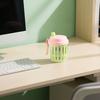 Fruit Salad Cup with Fork Leak Proof Airtight Container Double