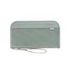 Travel Passport Holder Wallet RFID Blocking Document Organizer Zippered Security Case Wrist Strap for Cards Cash and Important Papers