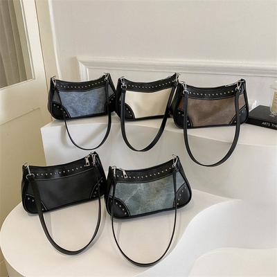 Simple and Niche Design Small Square Bag New Style New Fashion Simple Shoulder Bag Casual Commuter Crossbody Armpit Bag