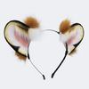Artificial Anime Ear Hairhoop for Women Girl Adjustable Anime Maid Headband Halloween Party Cosplay Costume Accessories