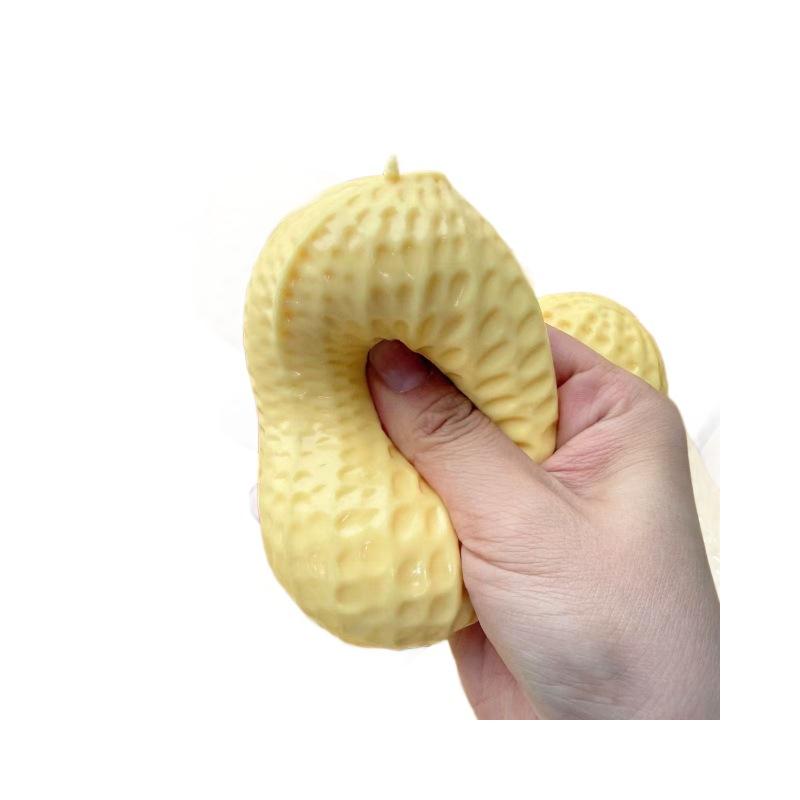 Virales Knuspriges Erdnussspielzeug: Realistisches Food Squeeze Spielzeug, Malztextur, langsamer Rückprall, ASMR taktile Fidget Spielzeuge, ästhetisches Schreibtischspielzeug