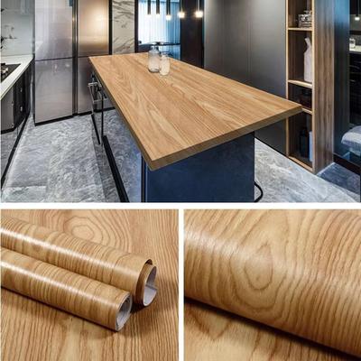 40x100cm Wall Sticker Self Adhesive Waterproof Cabinet Renovation Wallpaper Wood Grain PVC Wallpaper Roll for DIY Home Decor