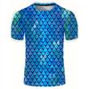 T-shirt da uomo con stampa 3D Grafica Serpente T-shirt da uomo Moda Estiva Casual Quotidiana Streetwear Girocollo Manica Corta T-shirt Scaglie Magliette da uomo