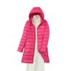 Removable hat down jacket women's medium and long light and loose winter clothing new thin warm large size jacket