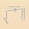 Adjustable Telescopic Tablet Phone Stand with Clamp Base Bedside Easel Stand Suitable for Bedside Desktop Travel