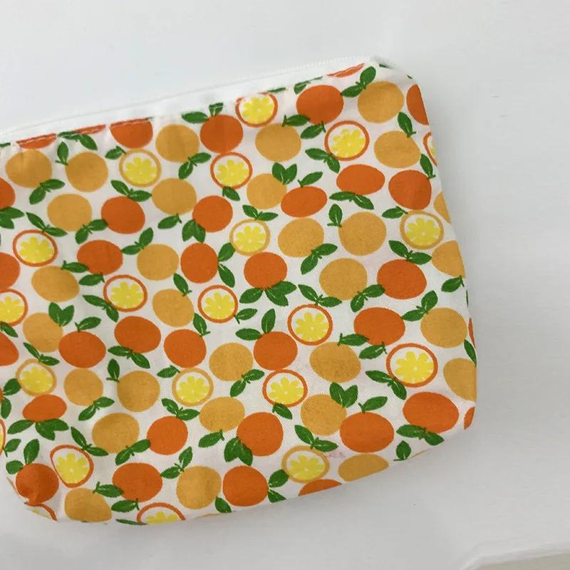 Cute Flower Fruit Printing Coin Purses Women Credit Card Holder Mini Wallet Coin Pouch Clutch Key Coin Money Bags for Girls