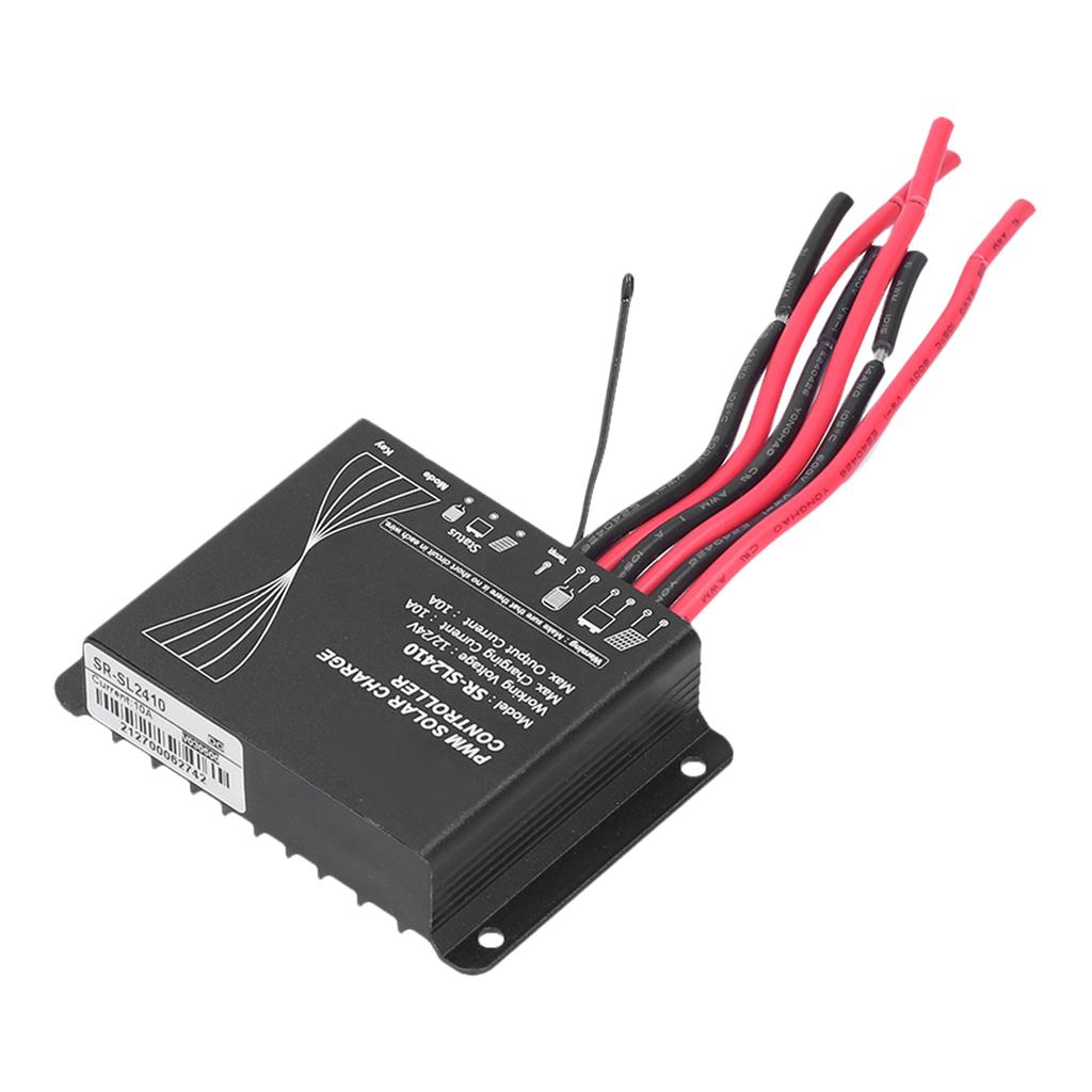 PWM Solar Charge Controller 10A Solar Panel Regulator Waterproof Energy Controller for RV Accessorie