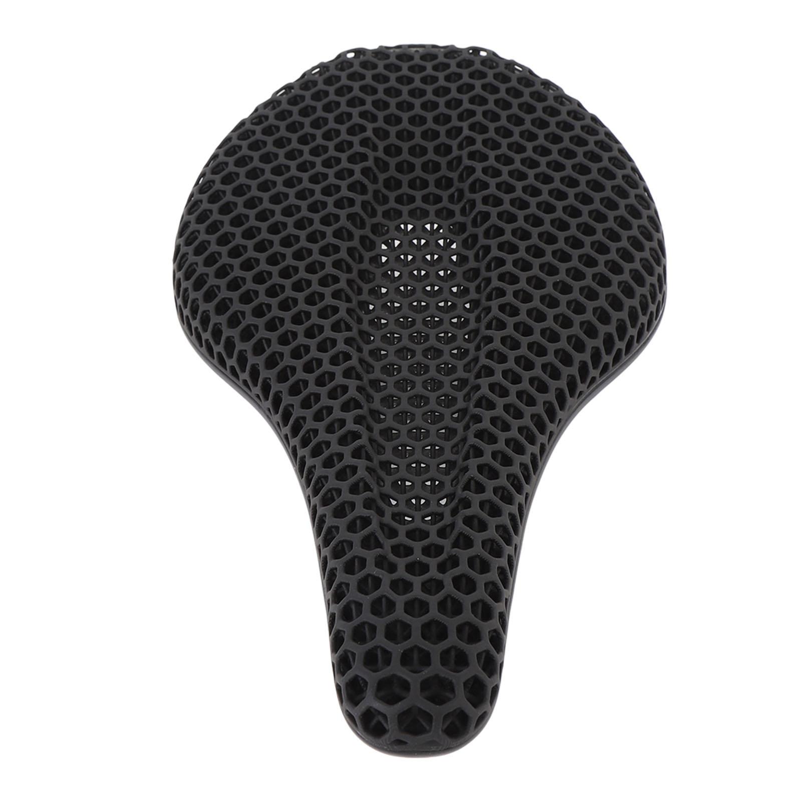 3D Carbon Fiber Cycling Saddle Comfortable Breathable Shock Absorbing 3D Printed Cycling Seat for Road and Mountain Riding