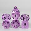 Transparent Polyhedral Dice DND Dice Set 7pcs D4-D20 Board Game Props for DND Game Board Game Accessories