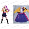 Bambini Rumi Mira Zoey Cosplay KPop Cacciatori di Demoni Costume da Ragazza K Pop Huntrix Costume Dorato Abiti Outfit per Festa di Halloween per Bambini