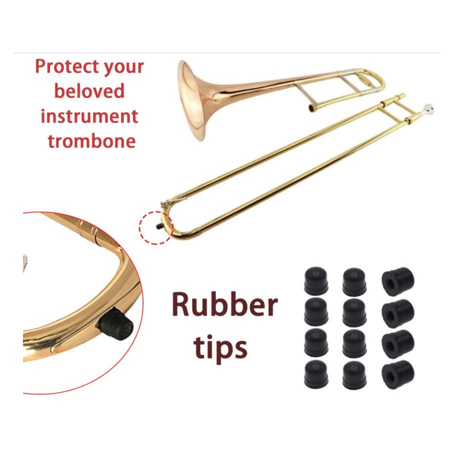 Posaunen-Gummifüße & Polster-Set - 12 Stück Messinginstrumenten-Stütz-Zubehör