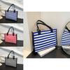 Fashionable Large Capacity Tote Bag For Women In Black Red And Blue Stylish Canvas Design