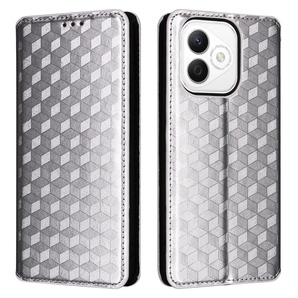 For Honor X60i 5G/Play 9T Pro 5G Wallet Case Rhombus Imprinted Leather Phone Cover