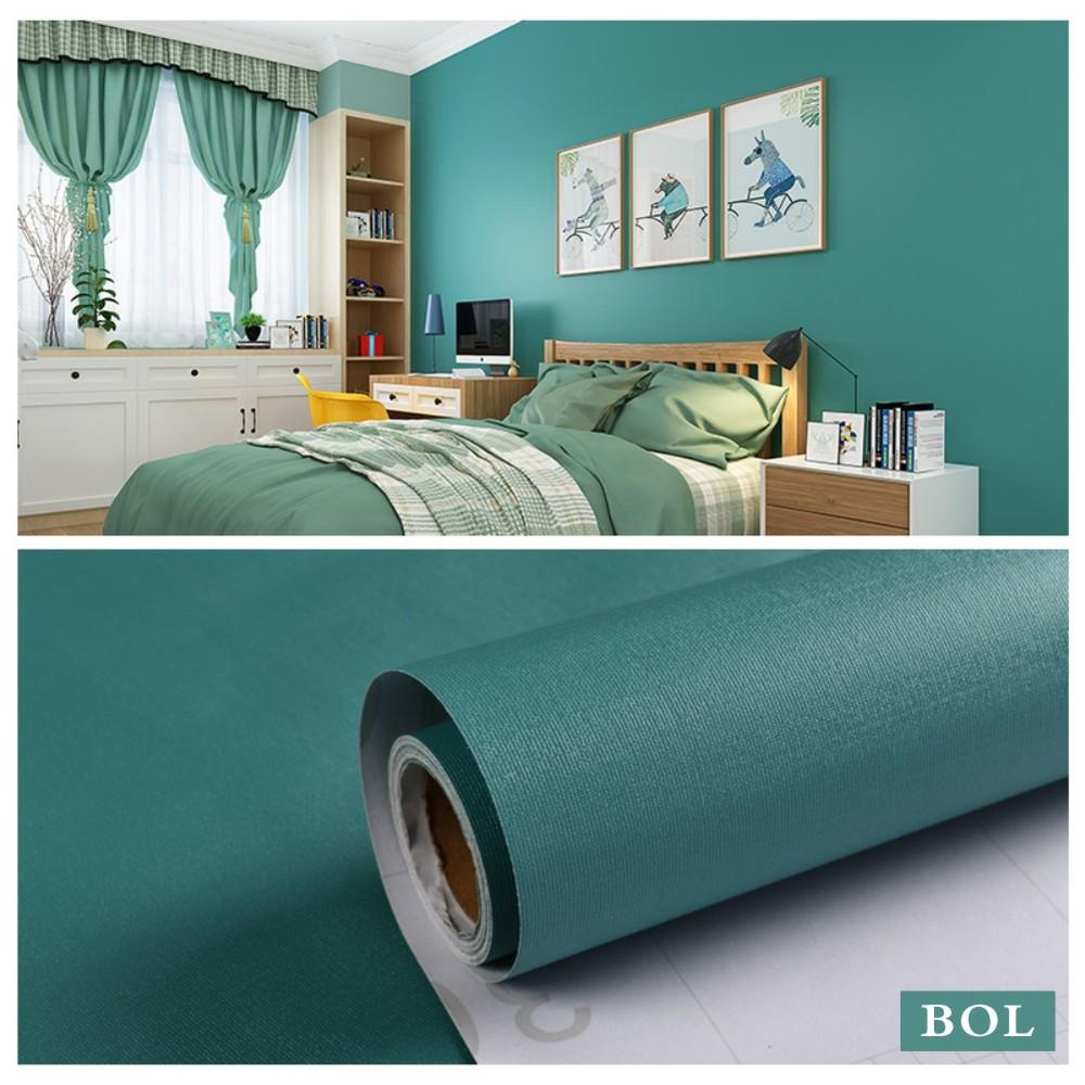 Do-It-Yourself Modern Solid Color Waterproof Self Adhesive Pvc Wall Cover For Wall In Rolls For Living Room Home Ornament 3D Wall Stickers