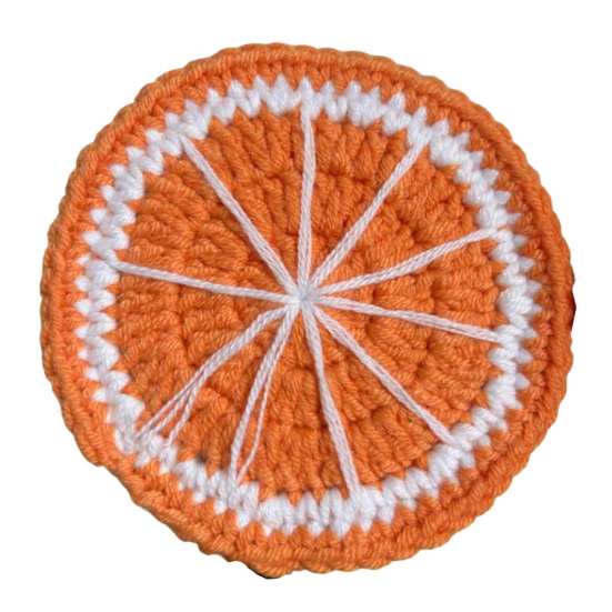 Hand Knitted Fruit Coasters Handmade Coaster, Crochet Watermelon Orange Strawberry Kiwi Cherry Small Wool Mats for Coffee Cups Cup Mat, Heat