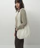Rough Side White Label Wrinkle Sheer Bag Ivory